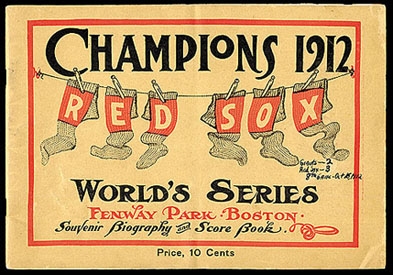 1912 World Series Official Program at Boston