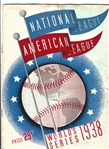 1938 World Series (Chicago Cubs vs. NY Yankees) Official Program at Wrigley Field