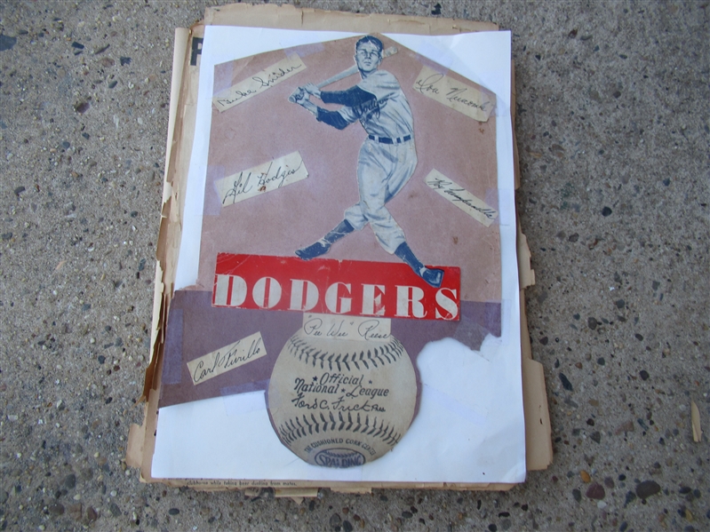 1955 Brooklyn Dodgers (World Champions) Scrapbook