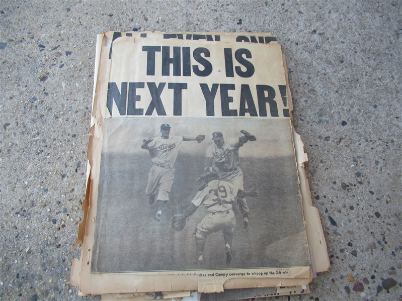 1955 Brooklyn Dodgers (World Champions) Scrapbook