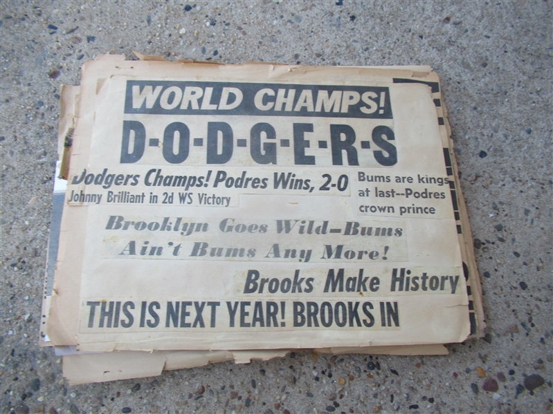 1955 Brooklyn Dodgers (World Champions) Scrapbook