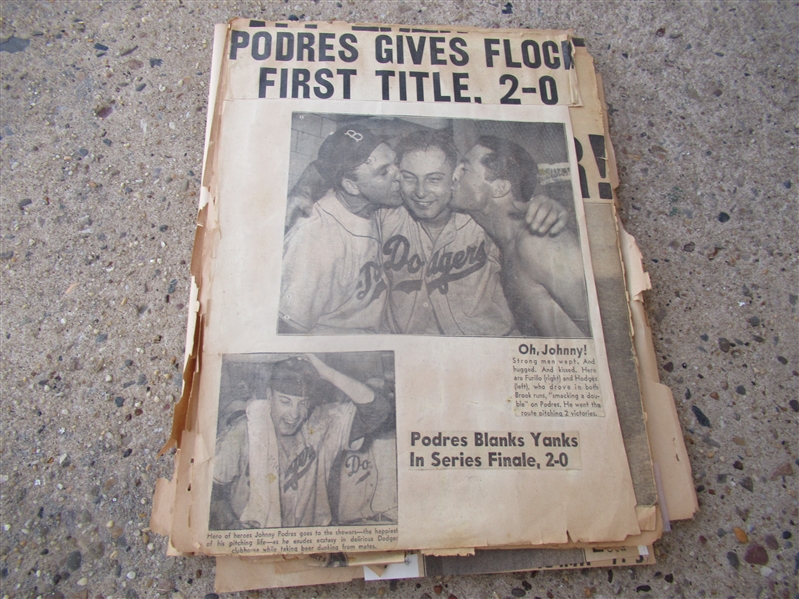 1955 Brooklyn Dodgers (World Champions) Scrapbook