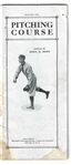 1912 Walter Johnson (HOF) Pitching Course Instructional Booklet