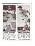 1941 Double Play Baseball Card - Harry Danning & Harry Gumbert