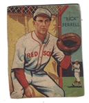 1935 Rick Ferrell (HOF) Diamond Stars Baseball Card