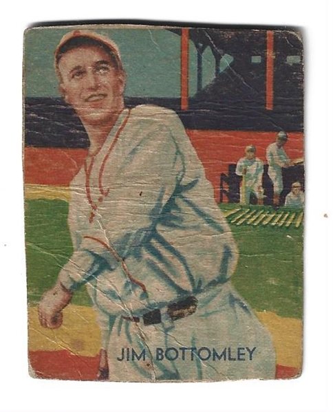 1935 Diamond Stars Jim Bottomley Baseball Card