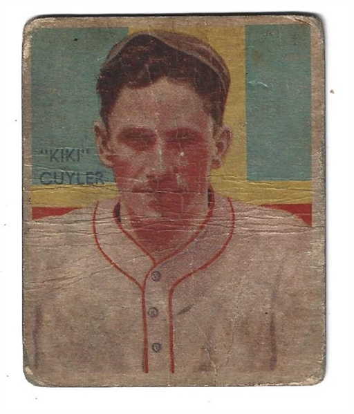 1935 Diamond Stars Kiki Cuyler (HOF) Baseball Card 