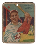 1935 Diamond Stars Pepper Martin (St. Louis Cardinals) Baseball Card