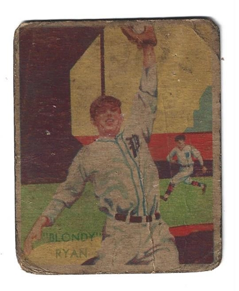 1935 Diamond Stars Blondy Ryan (Phillies) Baseball Card