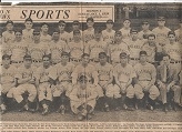 1939 Cincinnati Reds (NL Champions) Dayton (Ohio) News Panoramic Team Photo