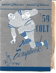 1959 Baltimore Colts (World Champions) Baltimore News Post & Baltimore American Scrapbook