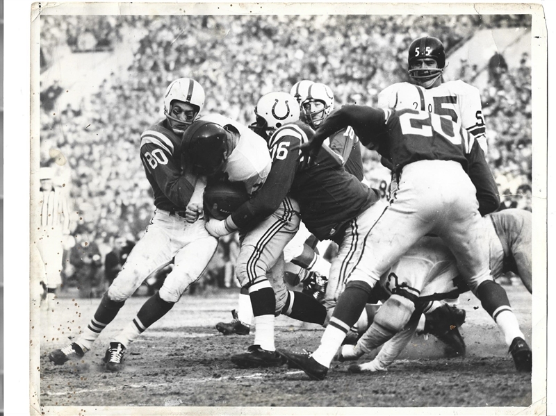 1959 NFL Championship Title Game - Colts vs. Giants - Original Press Photo