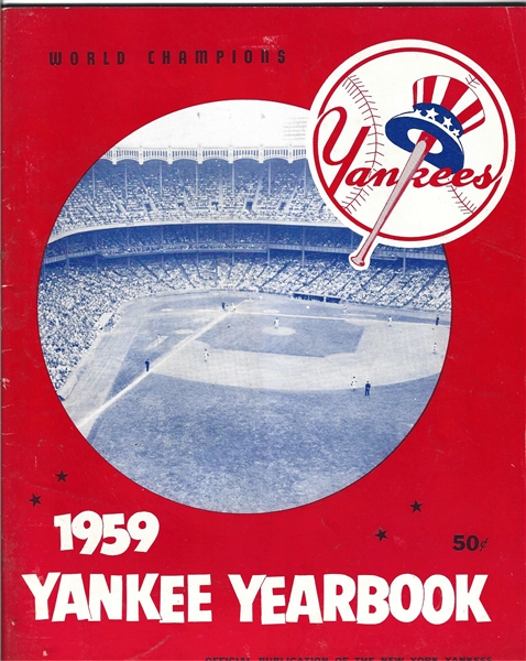 1959 NY Yankees Official Yearbook