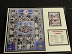 2009 NY Yankees (World Champions) Framed Display Piece