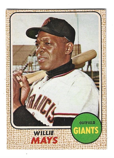 1968 Willie Mays (HOF) Topps Baseball Card