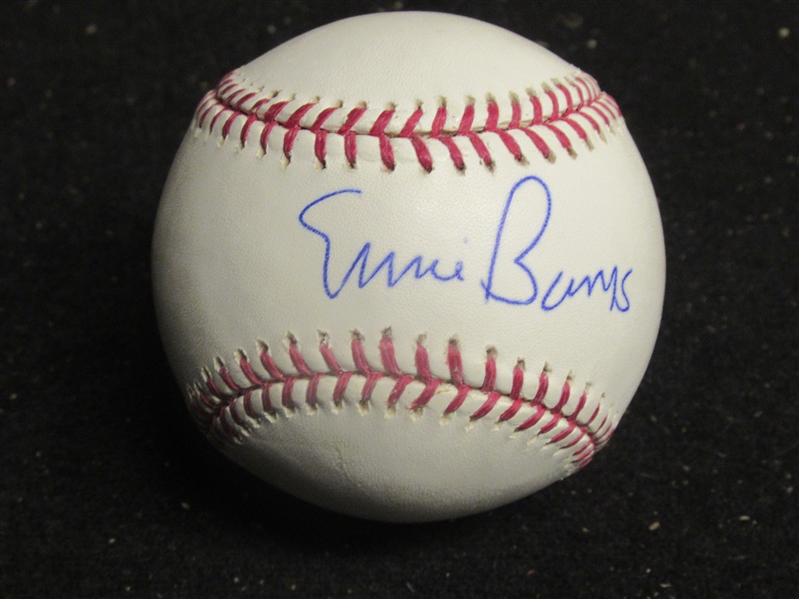 Ernie Banks (HOF) Autographed ONL Baseball 