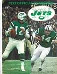 1972 NY Jets (NFL) Official Yearbook