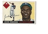 1955 Jackie Robinson (HOF) Topps Baseball Card 