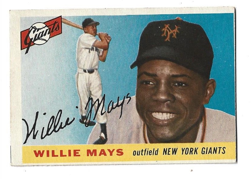 1955 Willie Mays (HOF) Topps Baseball Card