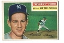 1956 Whitey Ford (HOF) Topps Baseball Card