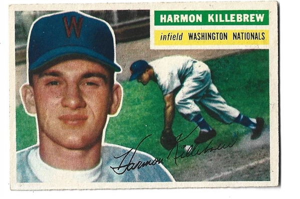 1956 Harmon Killebrew (HOF) Topps Baseball Card