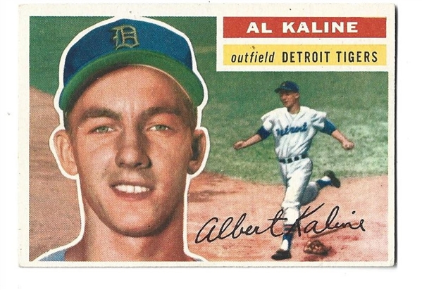 1956 Al Kaline (HOF) Topps Baseball Card - Better to High Grade