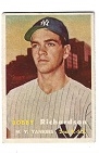 1957 Bobby Richardson (Rookie Card) Topps Baseball Card