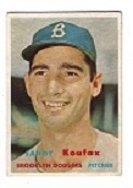 1957 Sandy Koufax (HOF) Topps Baseball Card