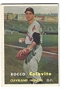 1957 Rocky Colavito (Cleveland Indians) Topps Rookie Card