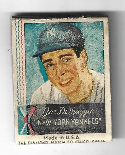 1940's Joe DiMaggio (HOF) Restaurant Grotto Full Matchbook from SF