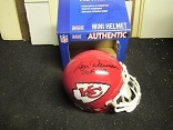 Len Dawson (HOF) Kansas City Chiefs Autographed Riddell Mini Helmet