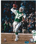 Joe Namath (HOF) Lot of (2) Autographed Color Action Photos Lot of (2) - # 1