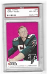 Tommy Nobis (Atlanta Falcons Ring of Honor Inductee) Topps Football Card PSA 8