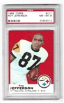 Roy Jefferson (Pittsburgh Steelers) Topps PSA Graded 8 Football Card