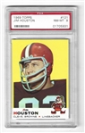 1969 Jim Houston (Cleveland Browns) PSA Topps Football Card Graded 8