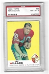 1969 Ken Willard (SF 49ers) Topps Football Card PSA Graded 8