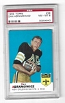 1969 Danny Abramowicz (NO Saints) Topps Football Card PSA Graded 8