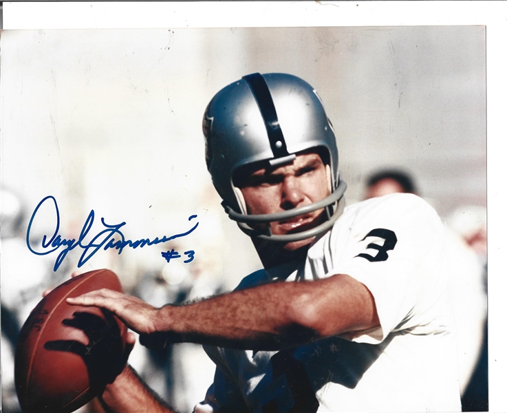 Daryl Lamonica & Bert Jones Autographed NFL Photo Lot of (2) with COA's