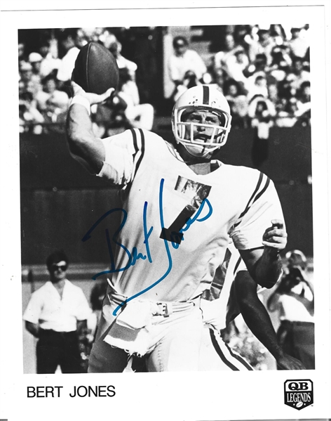 Daryl Lamonica & Bert Jones Autographed NFL Photo Lot of (2) with COA's