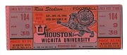 1955 Houston U. (NCAA) vs. Wichita U. College Football Ticket