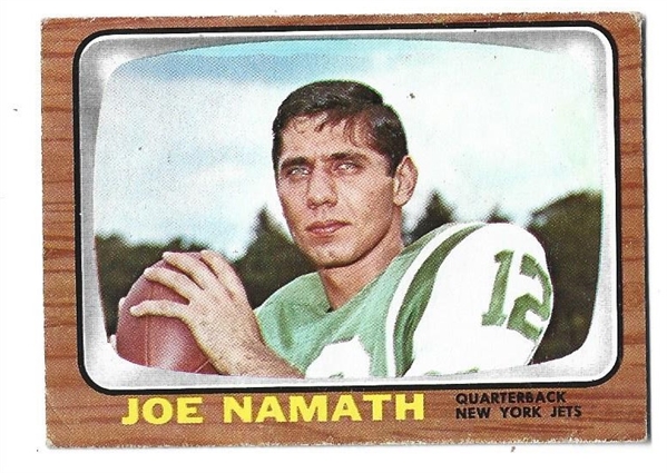 1966 Joe Namath (HOF) Topps 2nd Year Card 