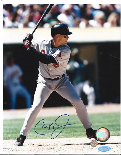 Cal Ripken, Jr. (HOF) Batting Stance Pose Autographed Photo