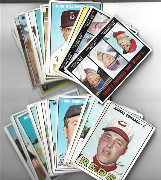 1967 Topps Baseball Cards Lot of (50)