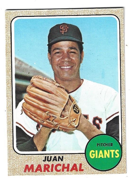 1968 Juan Marichal (HOF) Topps Baseball Card - Better Grade