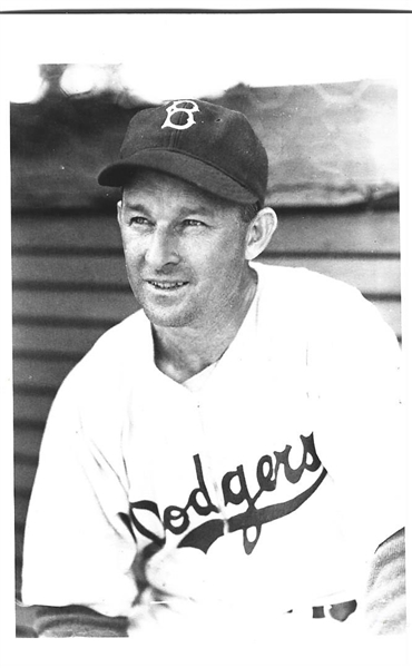 1940's Brace Photo Postcard - Chuck Dressen (Brooklyn Dodgers) 