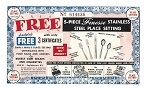 1957 Bubble Gum Cigars & Cigarettes - Stainless Steel Place Setting - Redemption Coupon