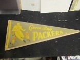 1950's Green Bay Packers (NFL) Full Size Felt Pennant