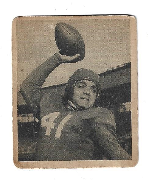 1948 Bowman - Paul Governali (NY Giants) - Football Card