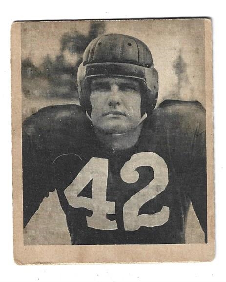 1948 Bowman - John Adams (Washington Redskins) - Football Card