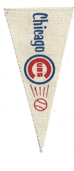 1961 Fleer Chicago Cubs Peel Off Sticker